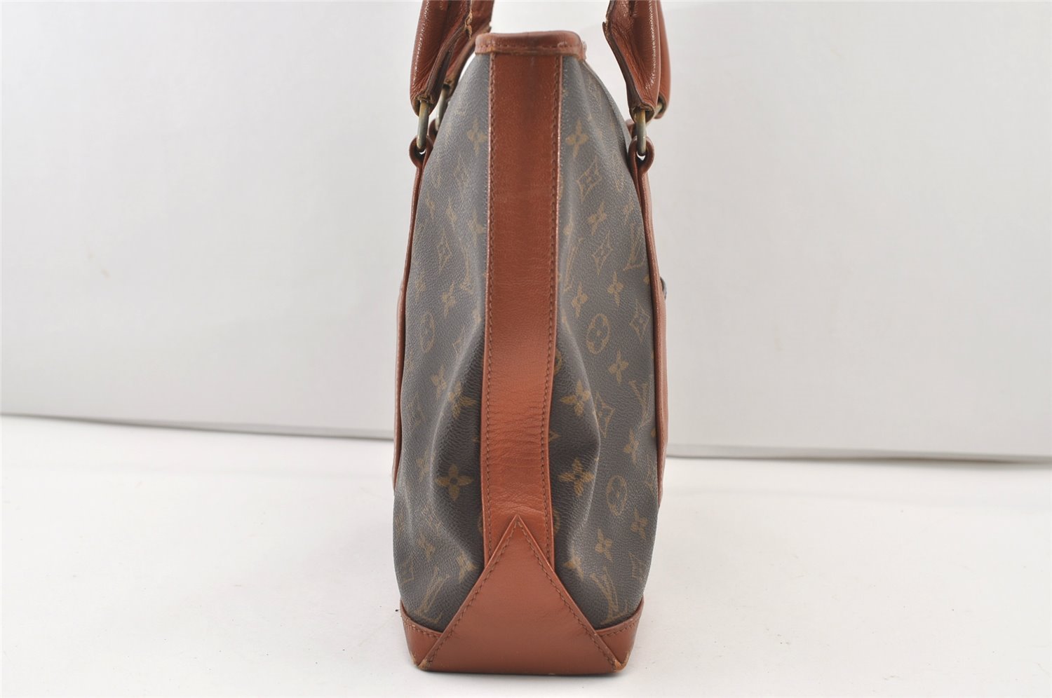 Auth Louis Vuitton Monogram Sac Weekend PM Vintage Tote Hand Bag M42425 LV 2717J