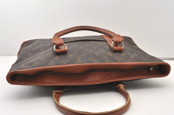 Auth Louis Vuitton Monogram Sac Weekend PM Vintage Tote Hand Bag M42425 LV 2717J