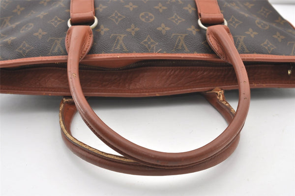 Auth Louis Vuitton Monogram Sac Weekend PM Vintage Tote Hand Bag M42425 LV 2717J