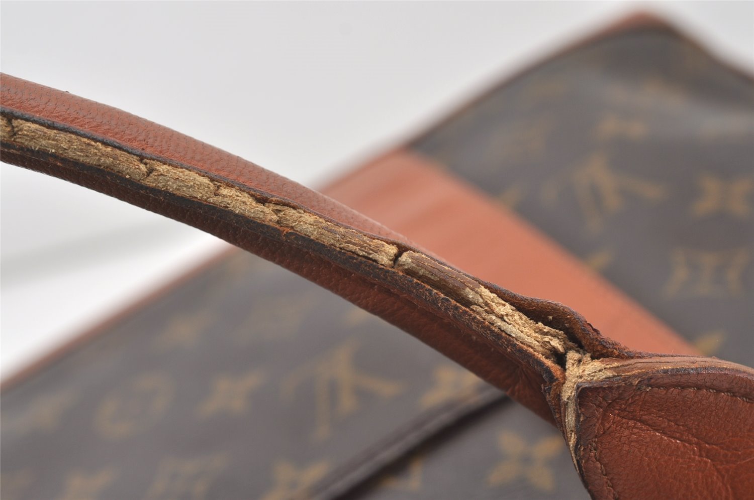 Auth Louis Vuitton Monogram Sac Weekend PM Vintage Tote Hand Bag M42425 LV 2717J