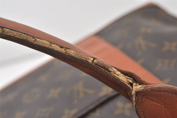 Auth Louis Vuitton Monogram Sac Weekend PM Vintage Tote Hand Bag M42425 LV 2717J