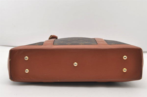 Auth Louis Vuitton Monogram Sac Weekend PM Vintage Tote Hand Bag M42425 LV 2717J