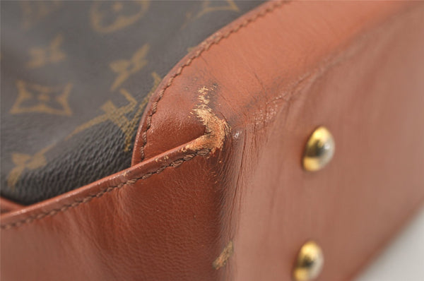 Auth Louis Vuitton Monogram Sac Weekend PM Vintage Tote Hand Bag M42425 LV 2717J