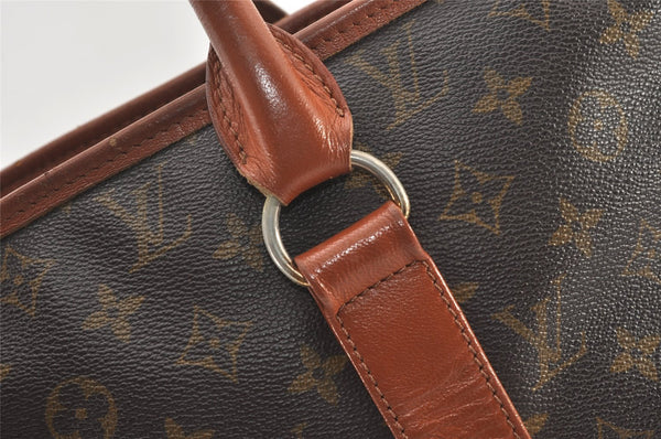 Auth Louis Vuitton Monogram Sac Weekend PM Vintage Tote Hand Bag M42425 LV 2717J
