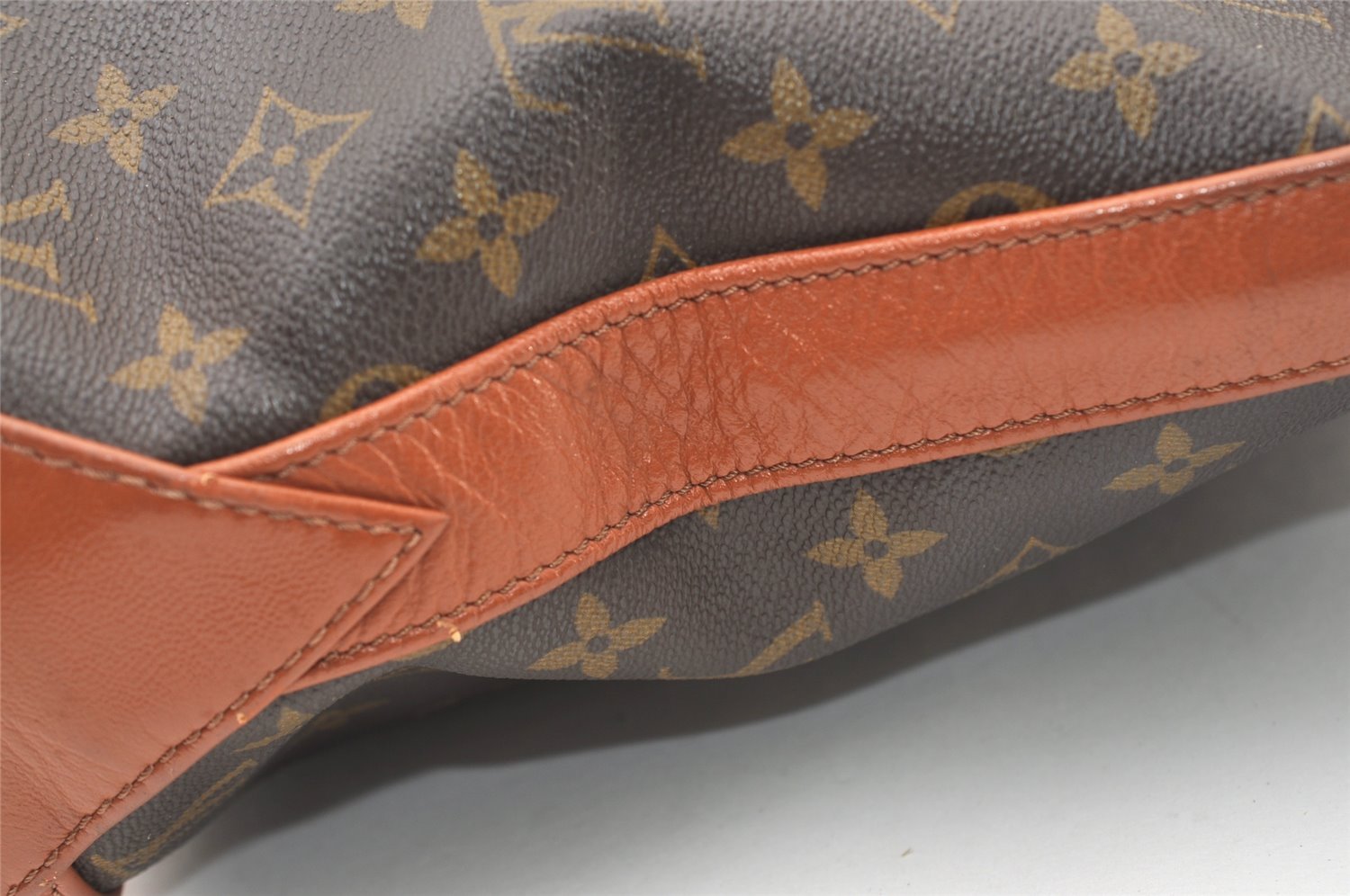 Auth Louis Vuitton Monogram Sac Weekend PM Vintage Tote Hand Bag M42425 LV 2717J