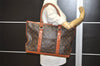 Auth Louis Vuitton Monogram Sac Weekend PM Vintage Tote Hand Bag M42425 LV 2717J