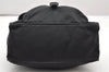 Authentic PRADA Nylon Tessuto Leather Shoulder Hand Bag Purse Black 2717K