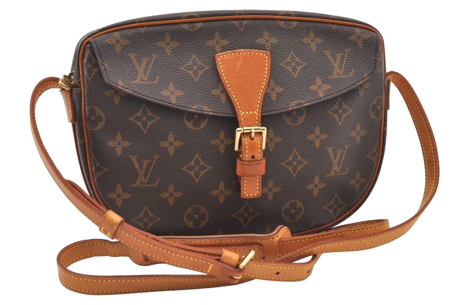 Authentic Louis Vuitton Monogram Jeune Fille MM M51226 Shoulder Cross Bag 2718J