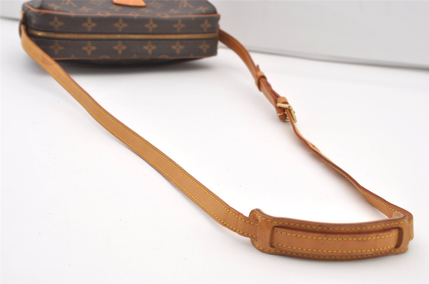 Authentic Louis Vuitton Monogram Jeune Fille MM M51226 Shoulder Cross Bag 2718J