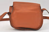 Authentic Chloe Vintage Mercie Leather Shoulder Cross Body Bag Purse Brown 2718K