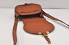 Authentic Chloe Vintage Mercie Leather Shoulder Cross Body Bag Purse Brown 2718K