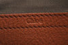 Authentic Chloe Vintage Mercie Leather Shoulder Cross Body Bag Purse Brown 2718K