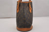 Authentic Louis Vuitton Monogram Bucket PM Shoulder Tote Bag M42238 Junk 2719J