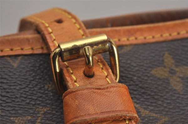 Authentic Louis Vuitton Monogram Bucket PM Shoulder Tote Bag M42238 Junk 2719J