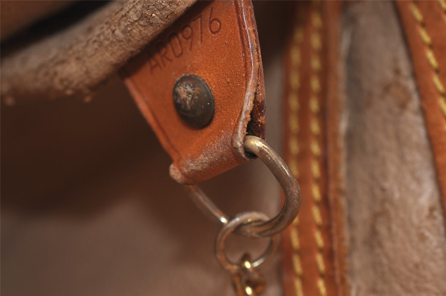 Authentic Louis Vuitton Monogram Bucket PM Shoulder Tote Bag M42238 Junk 2719J