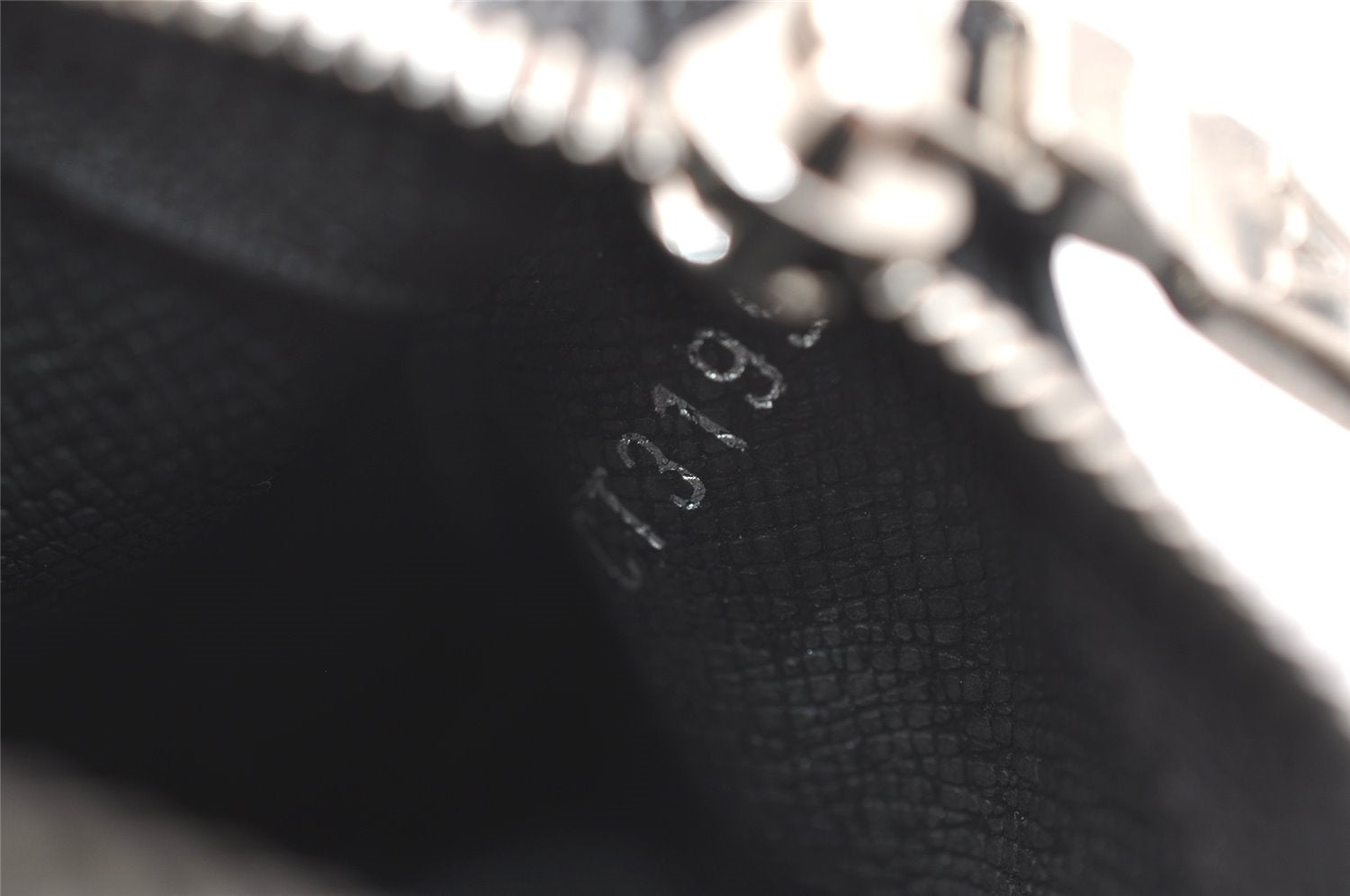 Authentic Louis Vuitton Damier Graphite Pochette Cles Coin Case N60155 Box 2722I