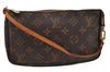 Authentic Louis Vuitton Monogram Pochette Accessoires Pouch M51980 LV 2723J