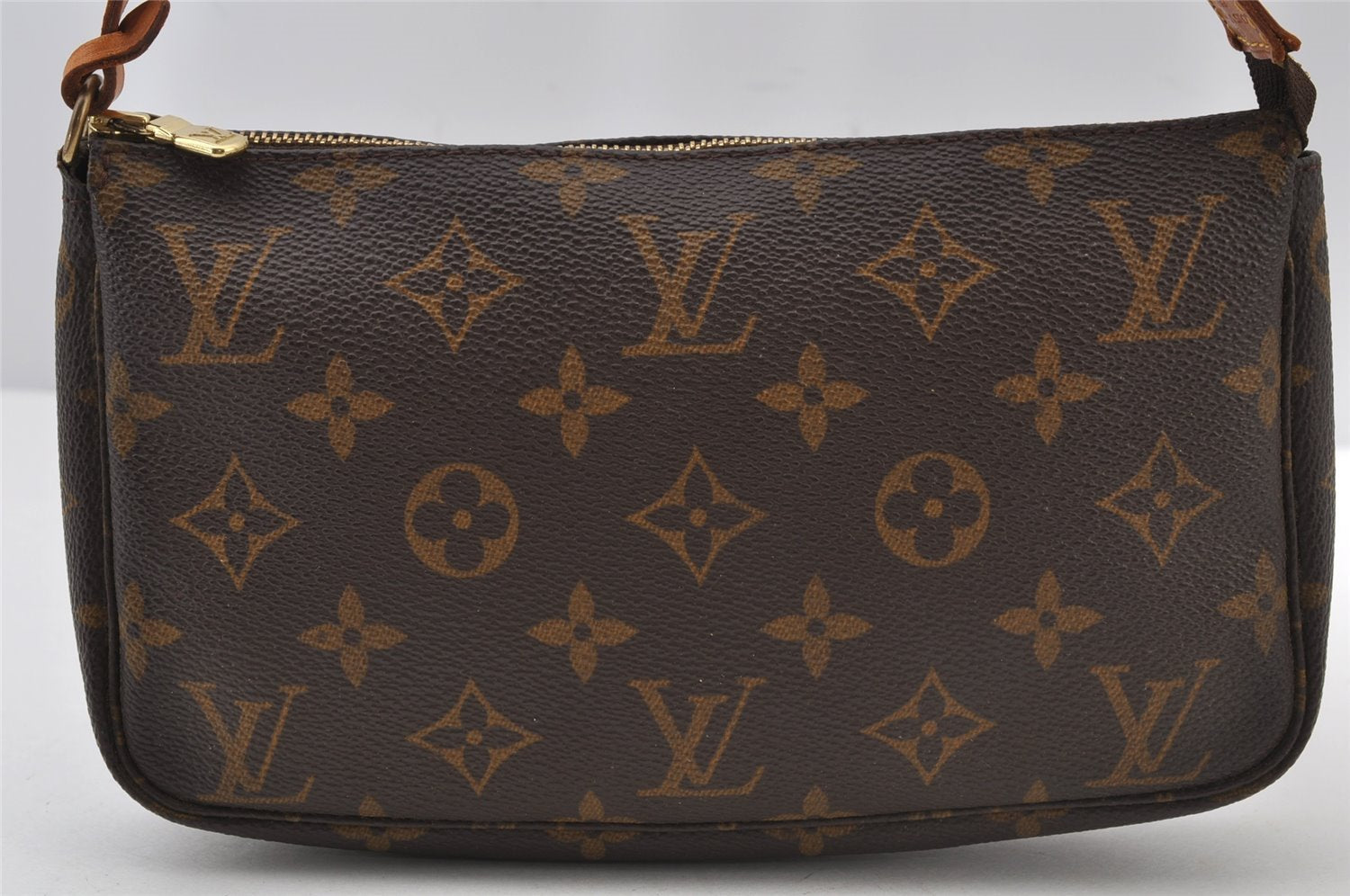 Authentic Louis Vuitton Monogram Pochette Accessoires Pouch M51980 LV 2723J