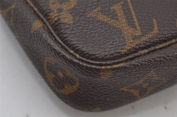 Authentic Louis Vuitton Monogram Pochette Accessoires Pouch M51980 LV 2723J