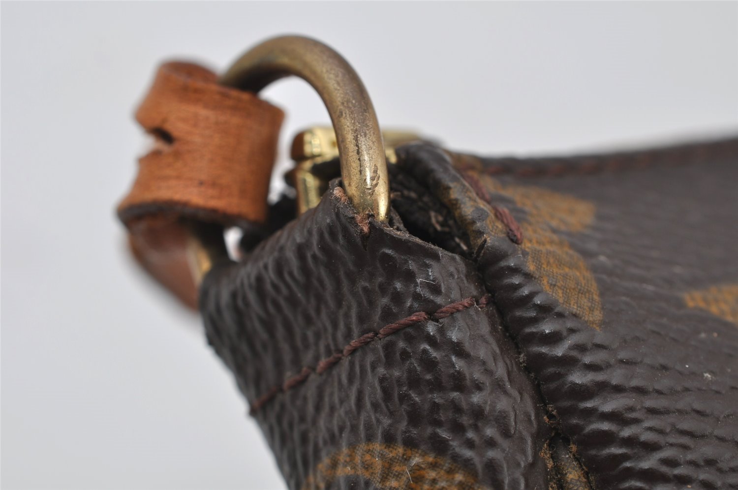 Authentic Louis Vuitton Monogram Pochette Accessoires Pouch M51980 LV 2723J