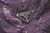 Authentic PRADA Vintage Nylon Tessuto Shoulder Tote Bag Purple 2723K