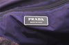 Authentic PRADA Vintage Nylon Tessuto Shoulder Tote Bag Purple 2723K