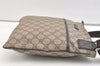 Authentic GUCCI Shoulder Cross Body Bag Purse GG PVC Leather 141626 Brown 2724K