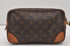 Authentic Louis Vuitton Monogram Marly Dragonne GM M51825 Clutch Hand Bag 2726J