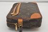 Authentic Louis Vuitton Monogram Marly Dragonne GM M51825 Clutch Hand Bag 2726J