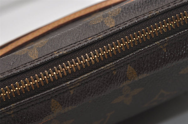 Authentic Louis Vuitton Monogram Marly Dragonne GM M51825 Clutch Hand Bag 2726J