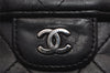 Authentic CHANEL Calf Skin Matelasse Long Wallet Purse CC Logo Black 2727J