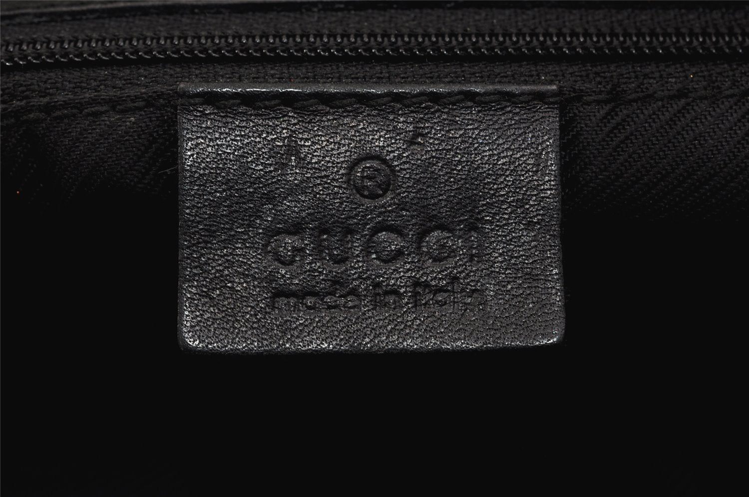 Authentic GUCCI Vintage Shoulder Tote Bag GG Canvas Leather 0021099 Black 2727K