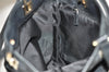 Authentic GUCCI Vintage Shoulder Tote Bag GG Canvas Leather 0021099 Black 2727K