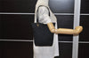 Authentic GUCCI Vintage Shoulder Tote Bag GG Canvas Leather 0021099 Black 2727K