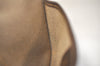 Authentic GUCCI Vintage Web Sherry Line Pouch Purse GG PVC Leather Brown 2729J