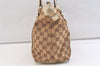 Authentic GUCCI Abbey Shoulder Tote Bag GG Canvas Leather 141470 Brown 2729K