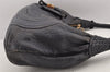 Authentic FENDI Vintage Spy Bag Shoulder Hand Bag Purse Leather Navy 2731K