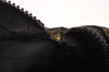 Authentic FENDI Zucca Vintage Pouch Purse Nylon Leather Brown Black 2732I