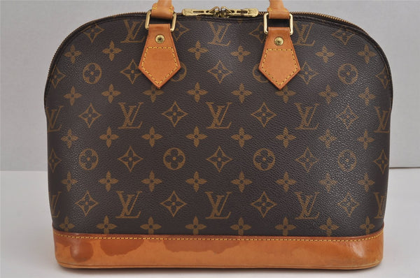 Authentic Louis Vuitton Monogram Alma Hand Bag Purse M51130 LV 2732J