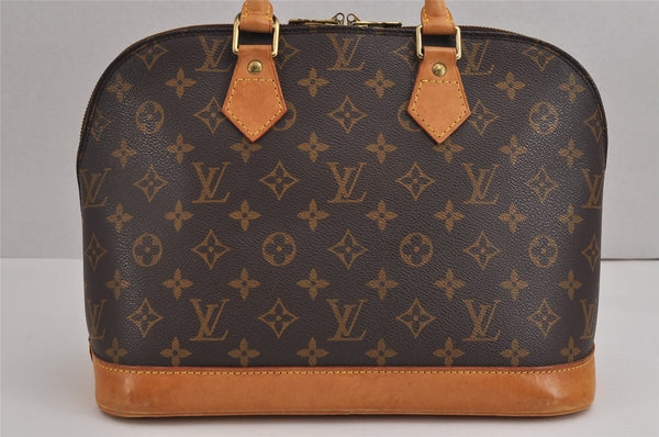 Authentic Louis Vuitton Monogram Alma Hand Bag Purse M51130 LV 2732J