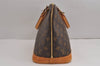 Authentic Louis Vuitton Monogram Alma Hand Bag Purse M51130 LV 2732J