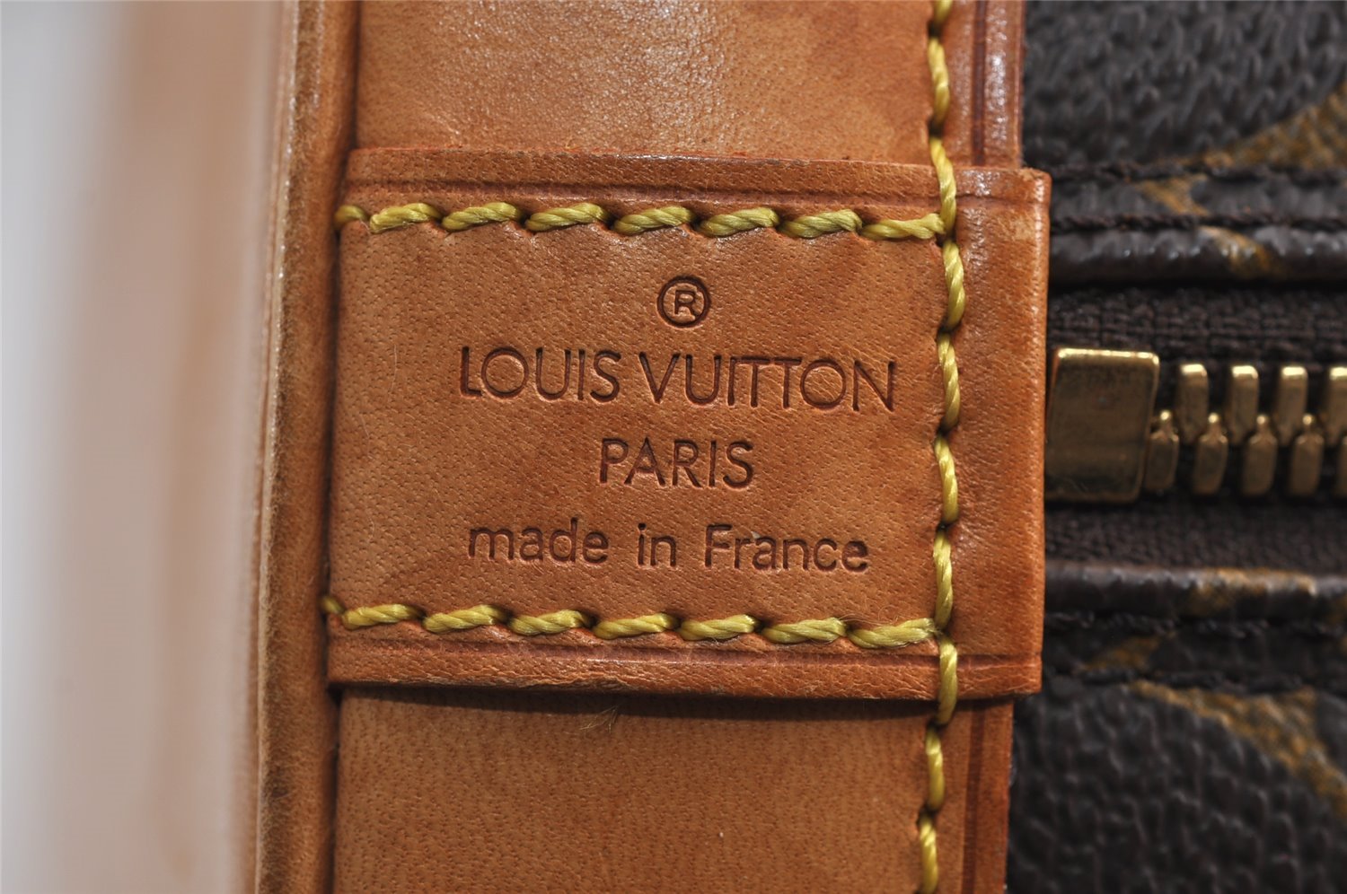 Authentic Louis Vuitton Monogram Alma Hand Bag Purse M51130 LV 2732J