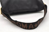 Authentic FENDI Vintage Shoulder Cross Body Bag Purse Nylon Leather Black 2732K