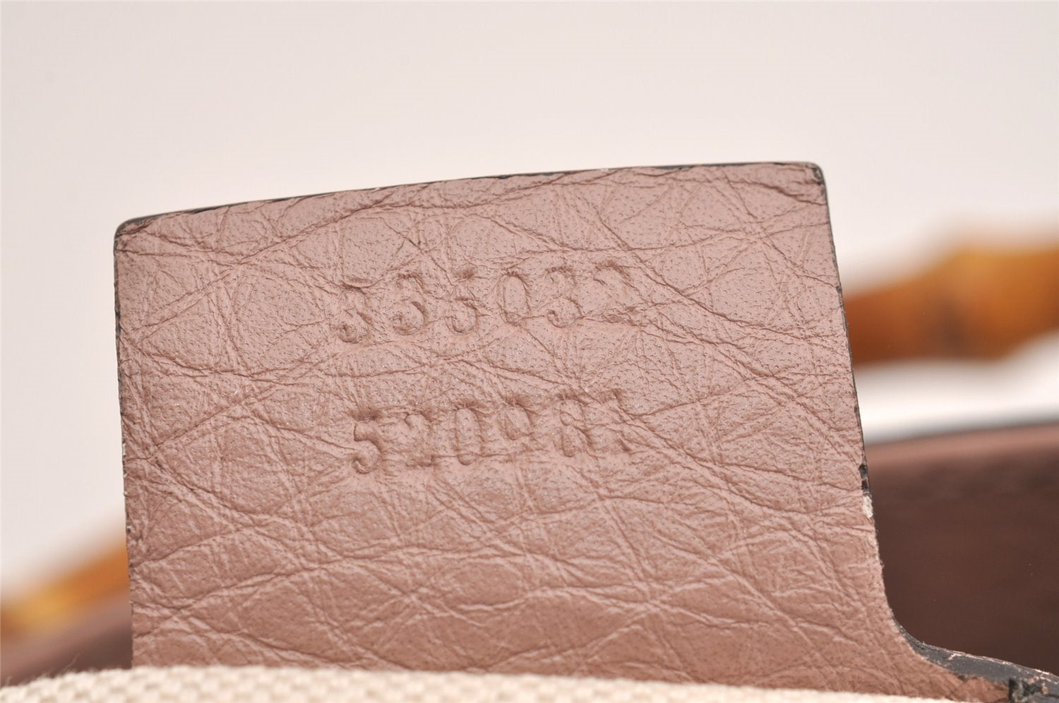 Authentic GUCCI Bamboo Shopper Small 2Way Hand Bag Leather 336032 Pink 2733I