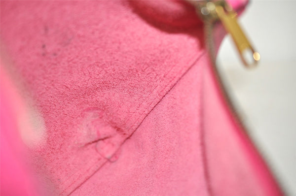 Authentic GUCCI Portfolio Clutch Hand Bag Purse Leather 500981 Pink 2734I