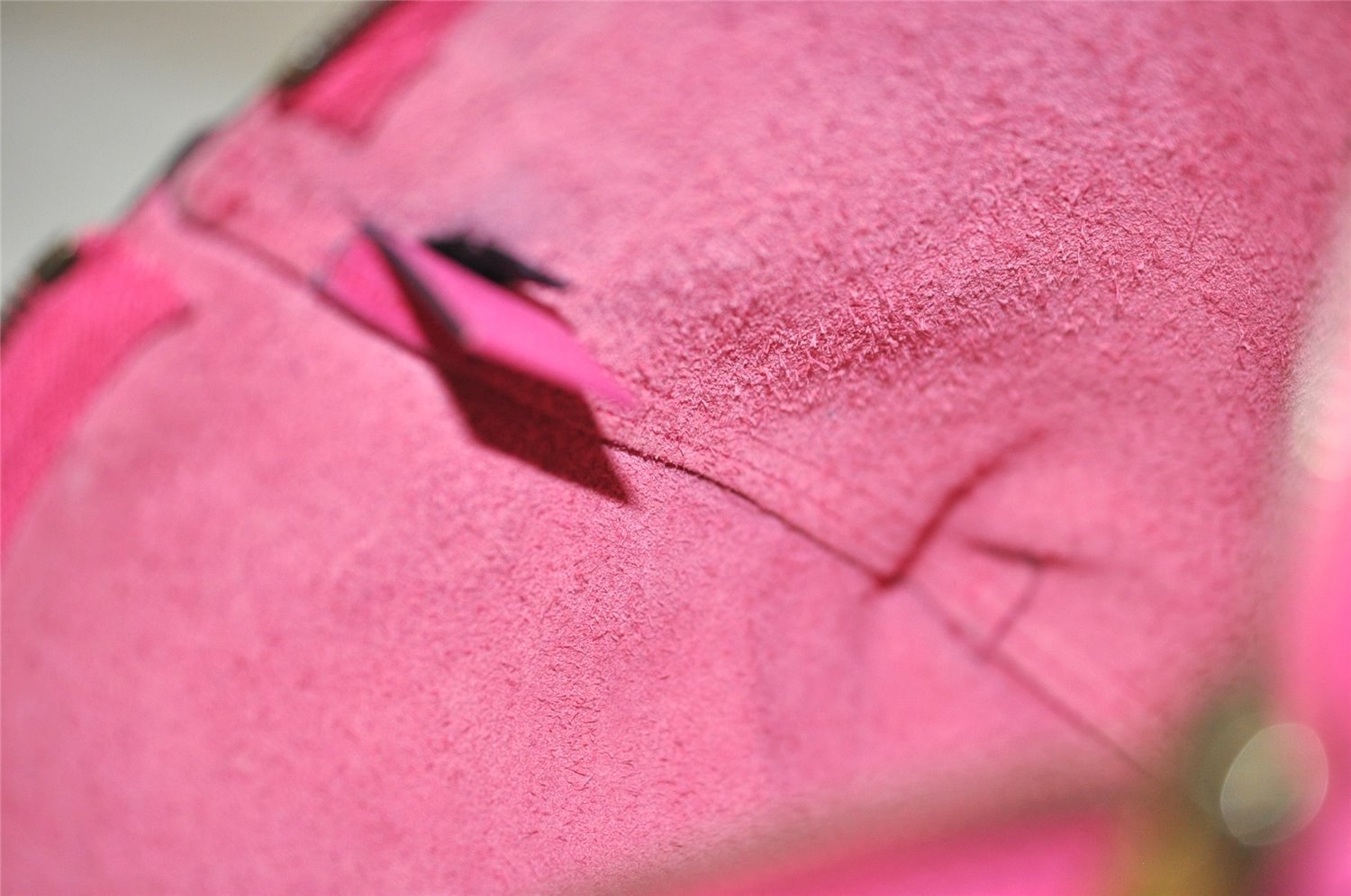 Authentic GUCCI Portfolio Clutch Hand Bag Purse Leather 500981 Pink 2734I