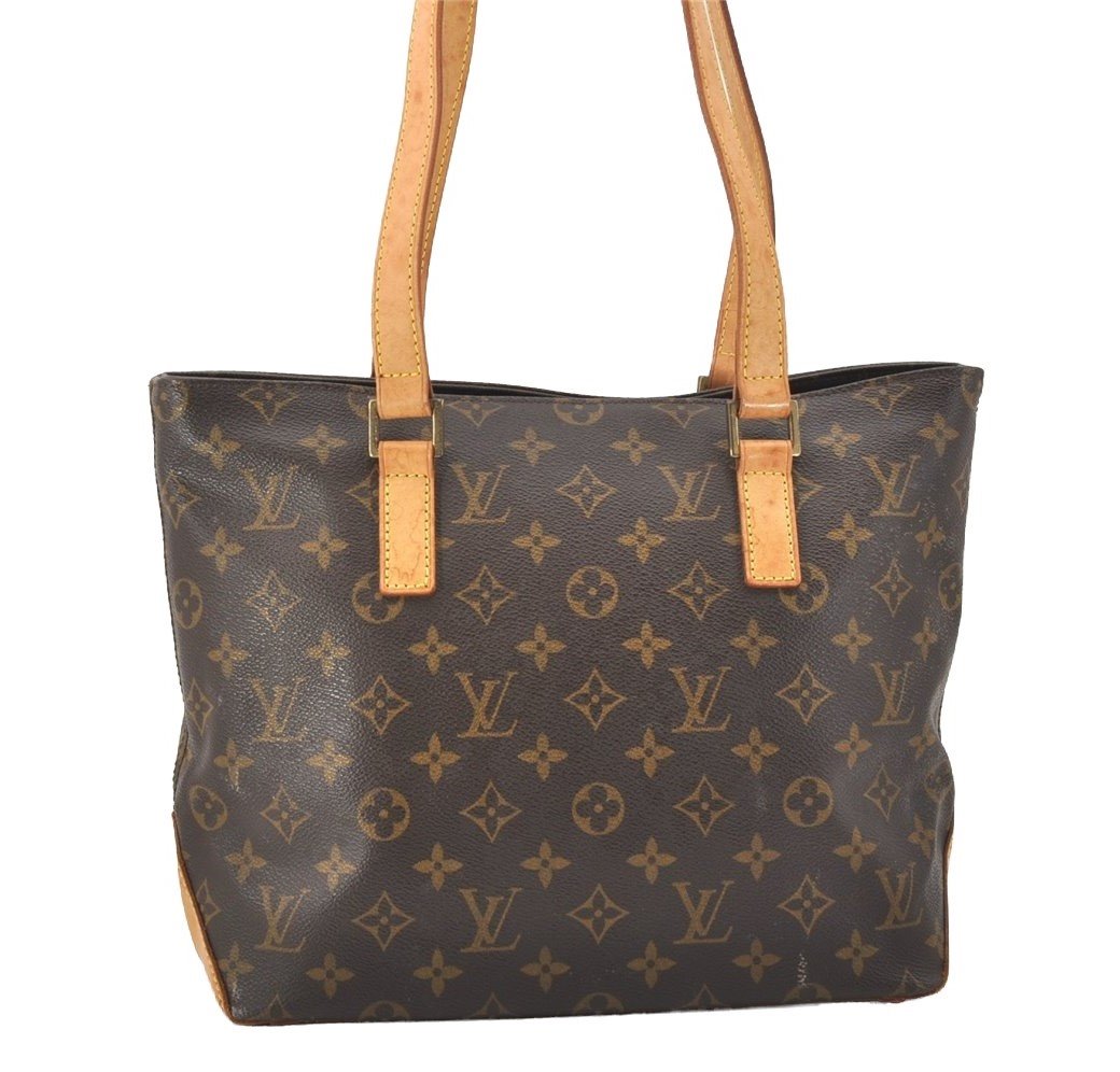 Authentic Louis Vuitton Monogram Cabas Piano Shoulder Tote Bag M51148 LV 2734J