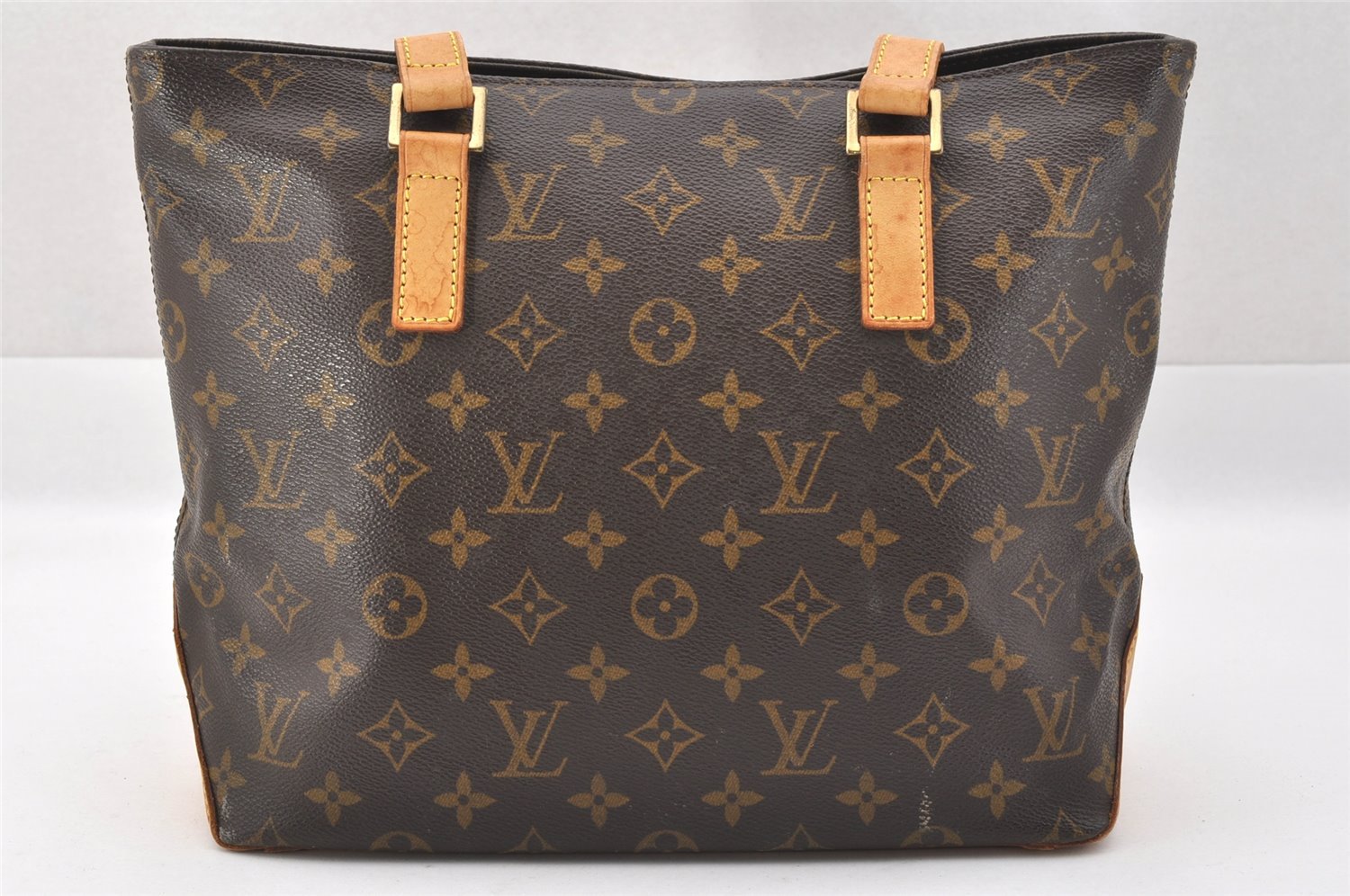 Authentic Louis Vuitton Monogram Cabas Piano Shoulder Tote Bag M51148 LV 2734J