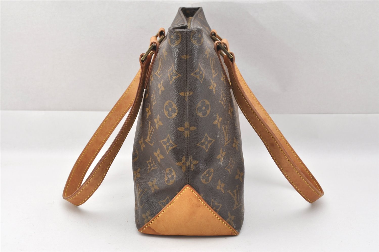 Authentic Louis Vuitton Monogram Cabas Piano Shoulder Tote Bag M51148 LV 2734J