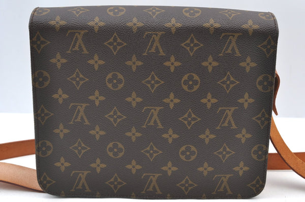 Auth Louis Vuitton Monogram Cartouchiere GM M51252 Shoulder Cross Bag Junk 2735H